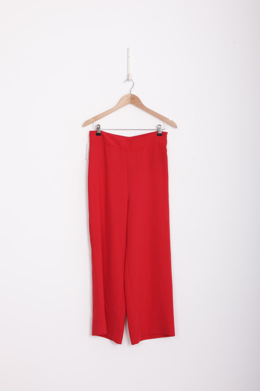 Zara Woman  Womens Red Pants Size L