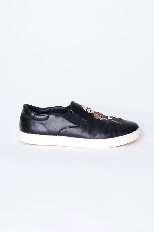Dolce & Gabbana Mens Black Sneakers Size EU 44