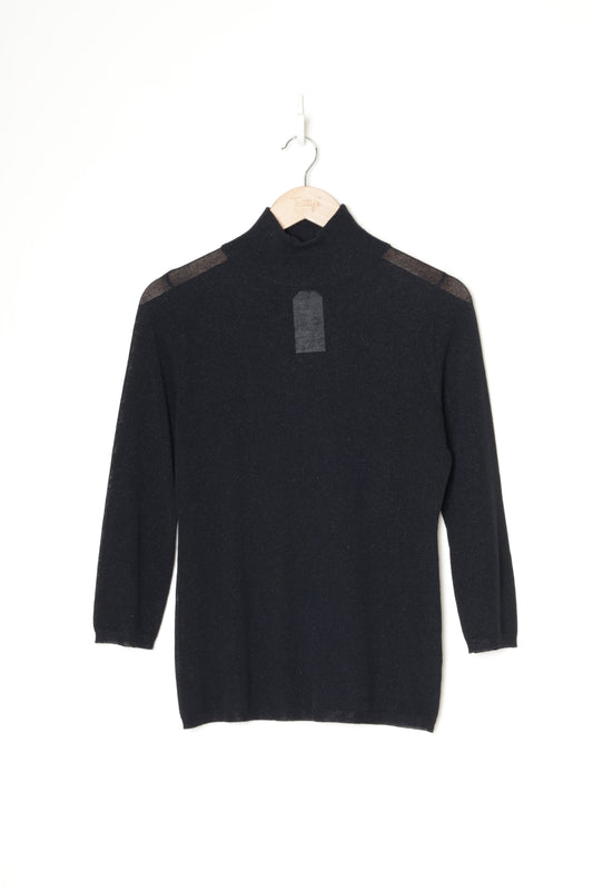 Knuefermann Womens Black Top Size XS