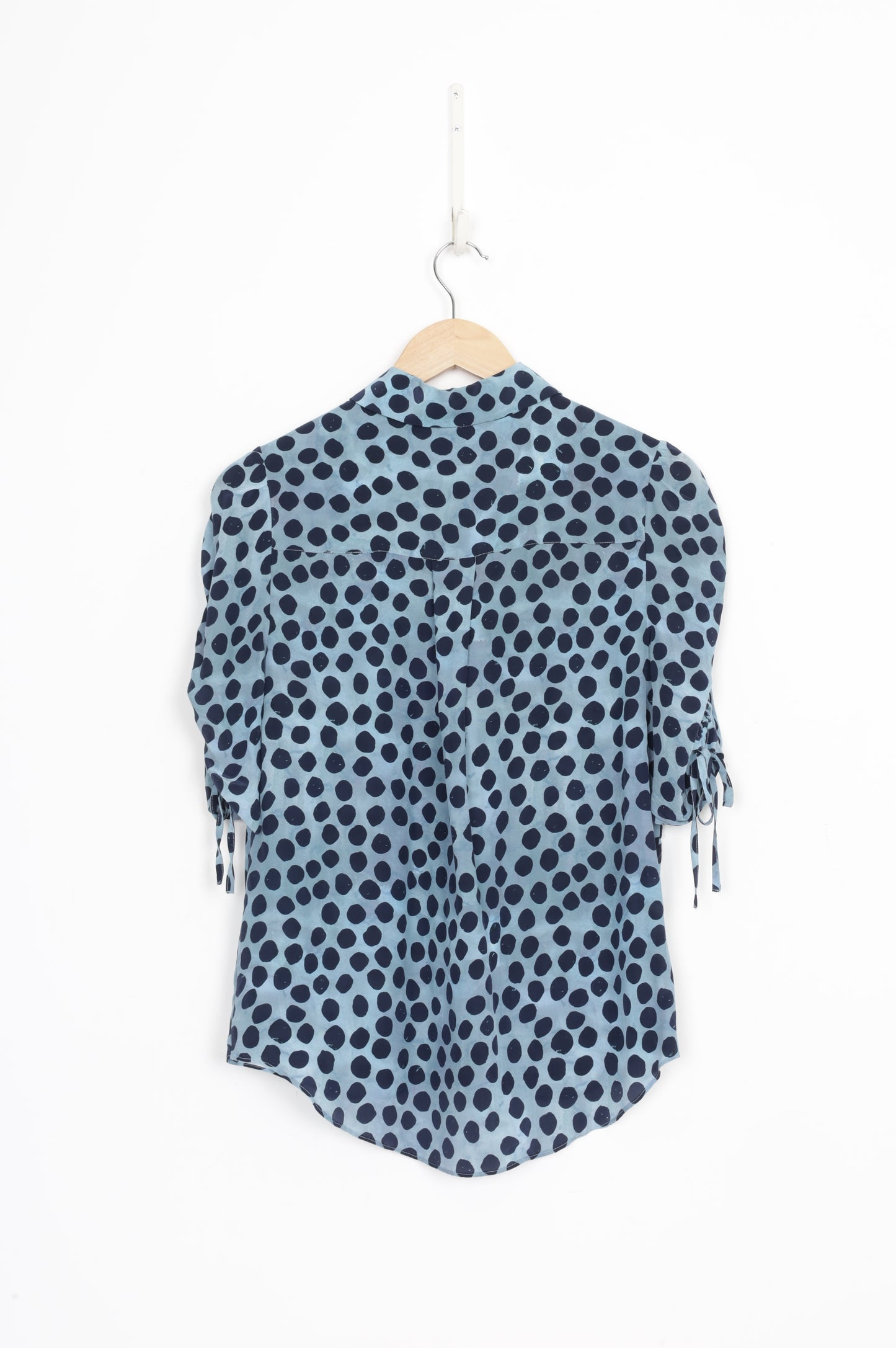 Gorman x Julia Flanagan Womens Blue Blouse Size 8