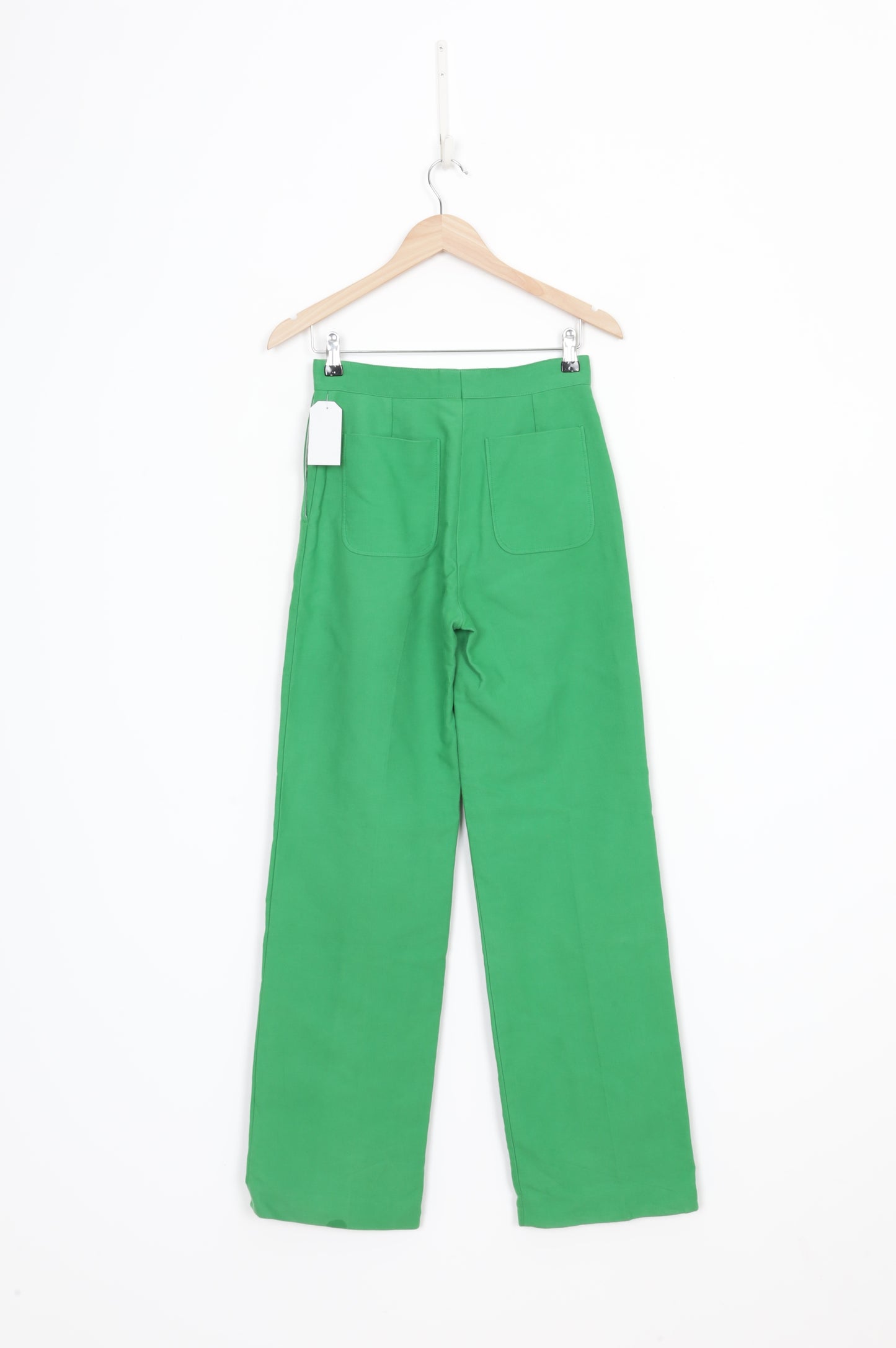 Sandro Paris Womens Green Pants Size 34