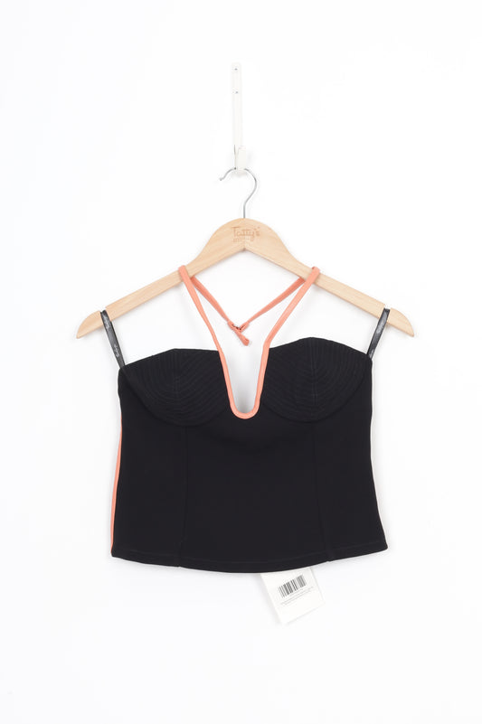 Paris Georgia Womens Black Top Size XS
