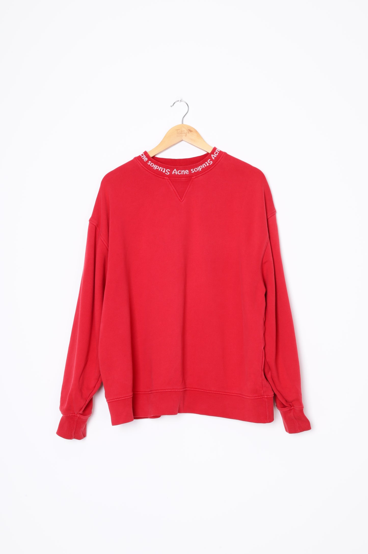 Acne Studios Womens Red Sweatshirt Size XS
