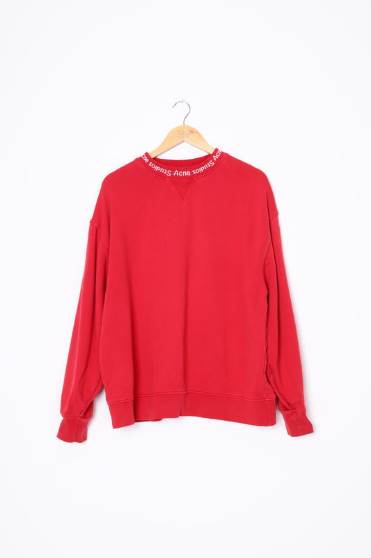 Acne Studios Womens Red Sweatshirt Size XS
