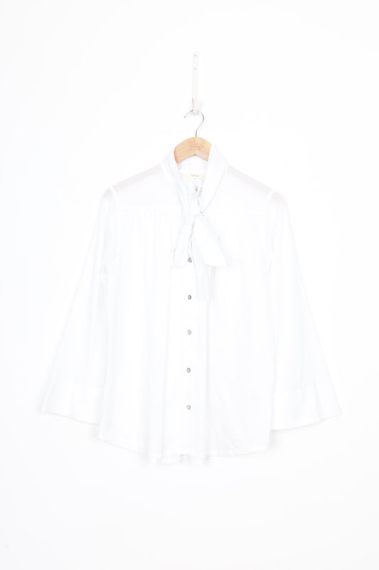 Mahsa Womens White Shirt Size XS