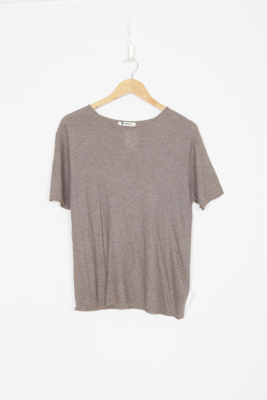 T Alexander Wang  Womens Grey Top Size M