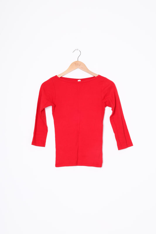 Los Angeles Apparel Womens Red T-shirt Size S