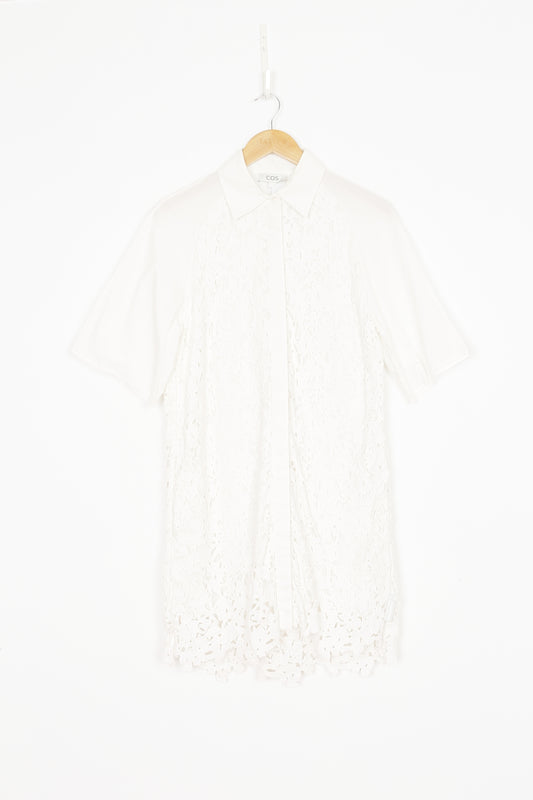 Cos Womens White Dress Size 36