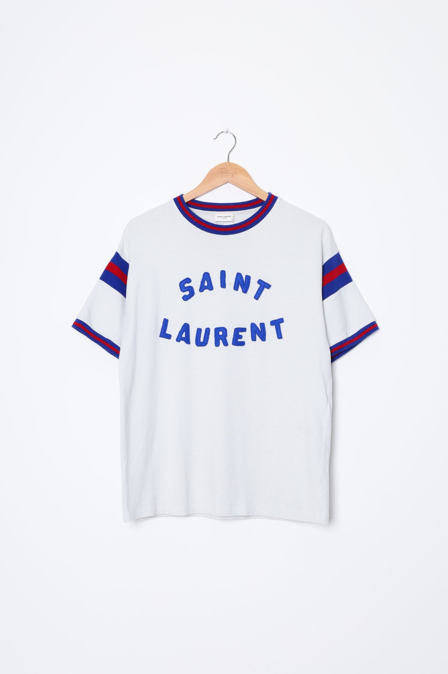 Saint Laurent Mens White Top Size M