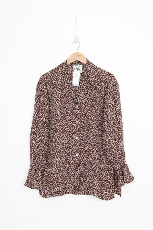 Ricochet Womens Brown Shirt Size O/S