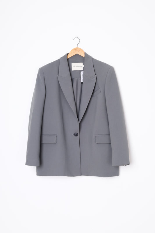 Camilla and marc Womens Grey Blazer Size 14