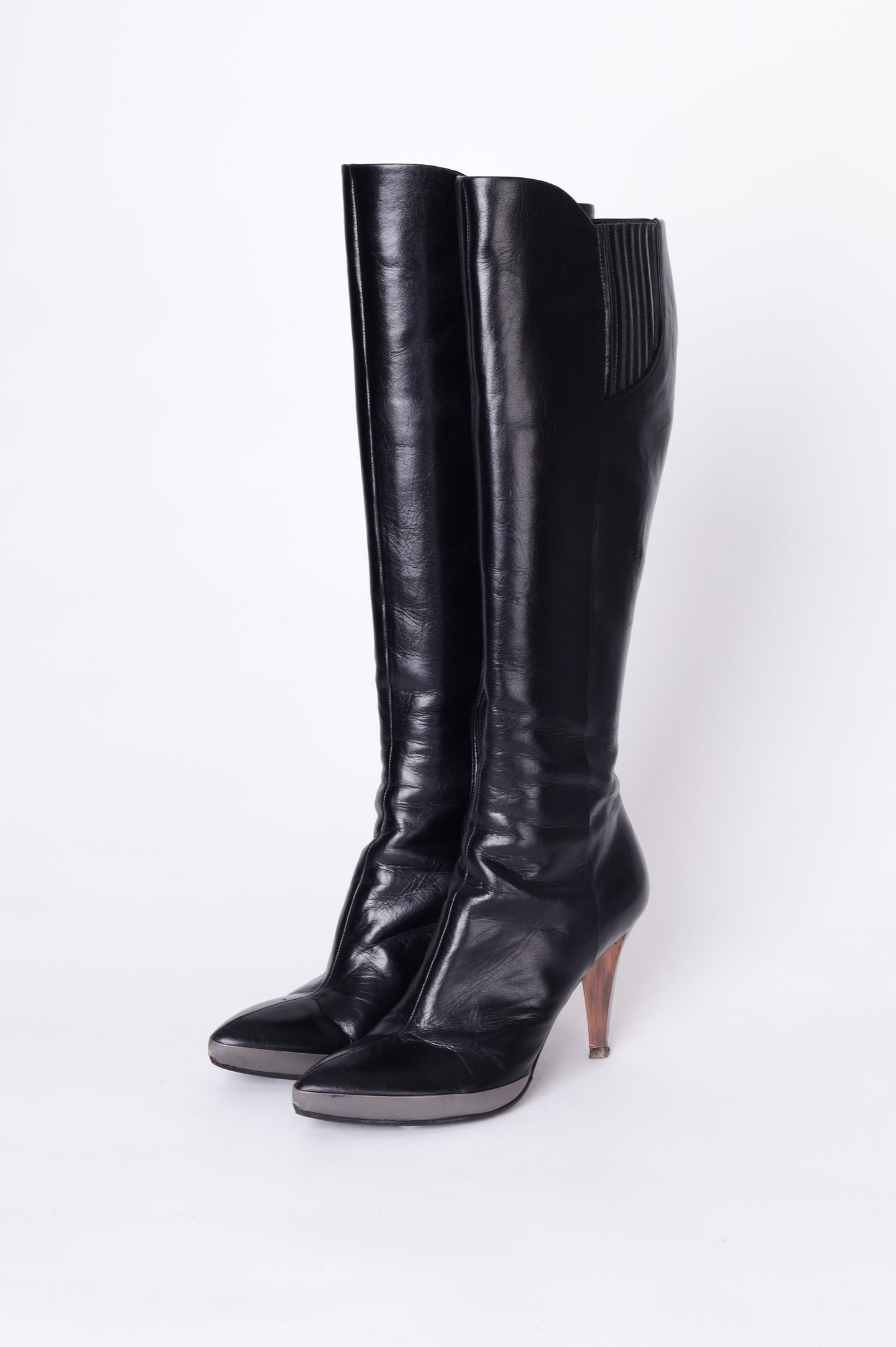 Miu Miu Womens Black Boots  Size EU 38