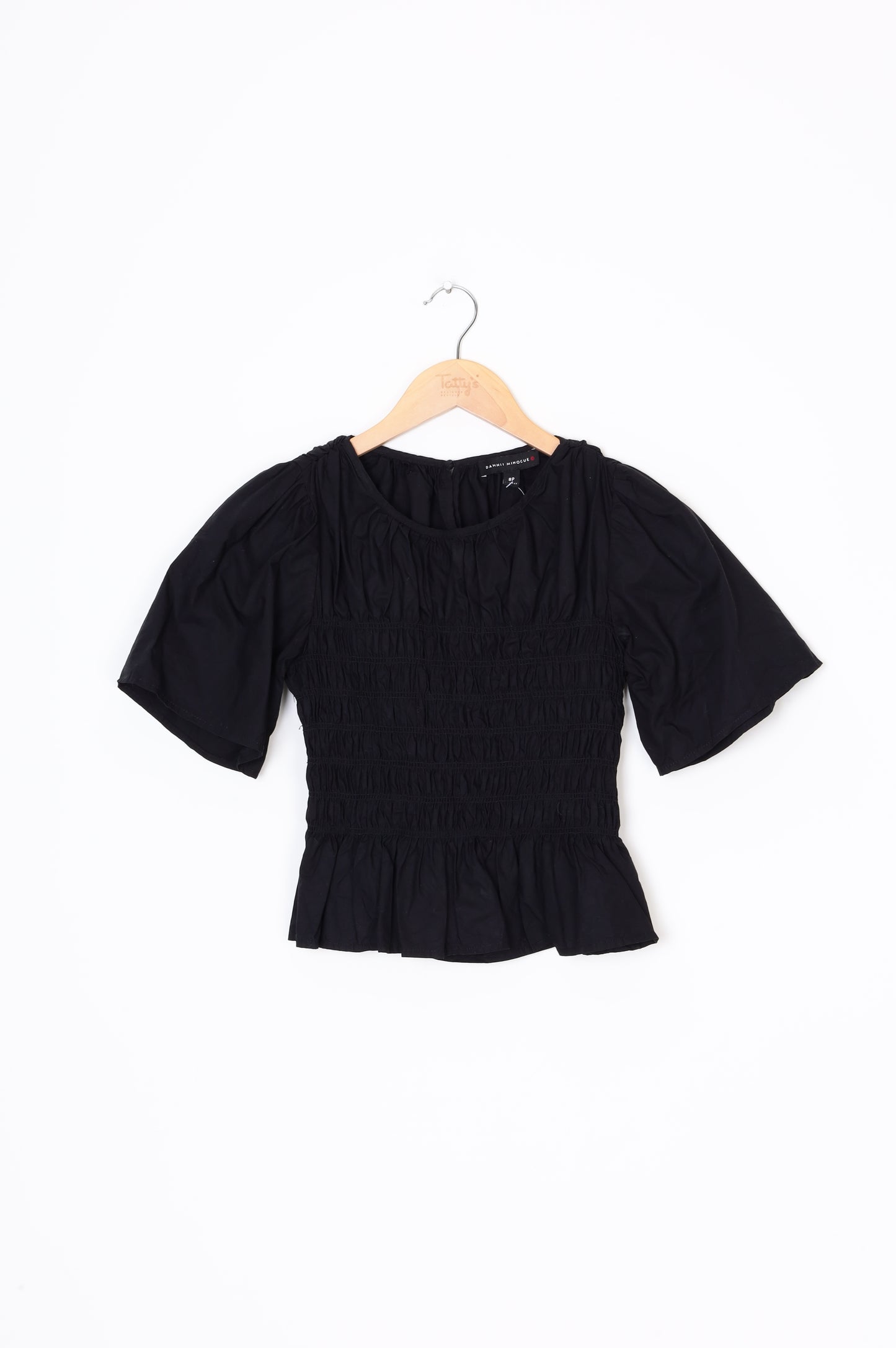 Danni Minogue  Womens Black Top Size 8