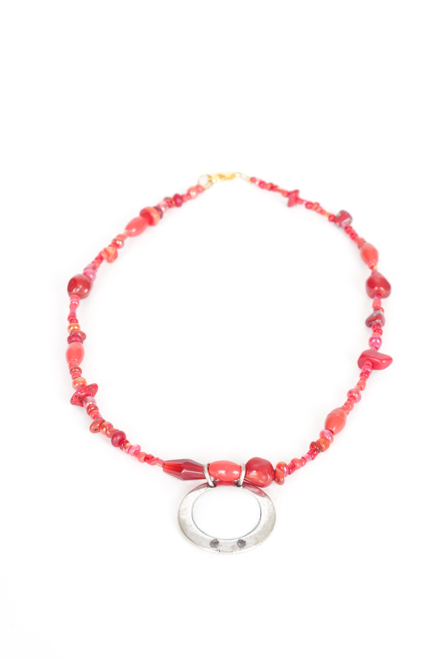 Harriet Xooj Womens Red Necklace Size O/S