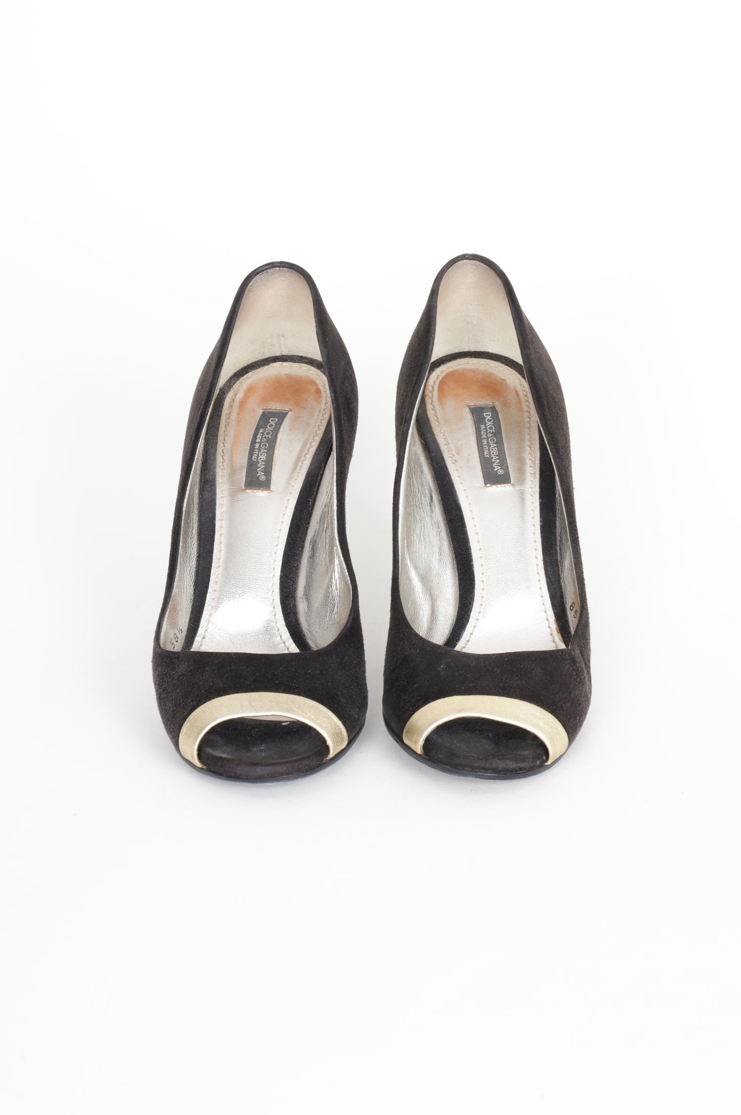 Dolce & Gabbana Womens Black Heels Size EU 38.5