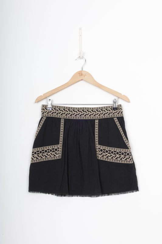 Magali Pascal Womens Black Skirt Size M