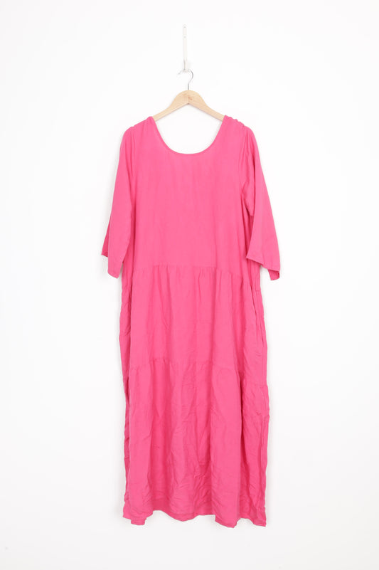 Liam Womens Pink Dress Size 14