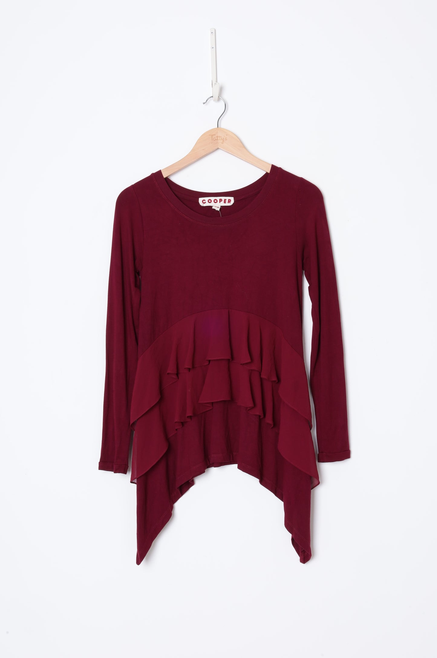 Cooper Womens Red Top Size XS