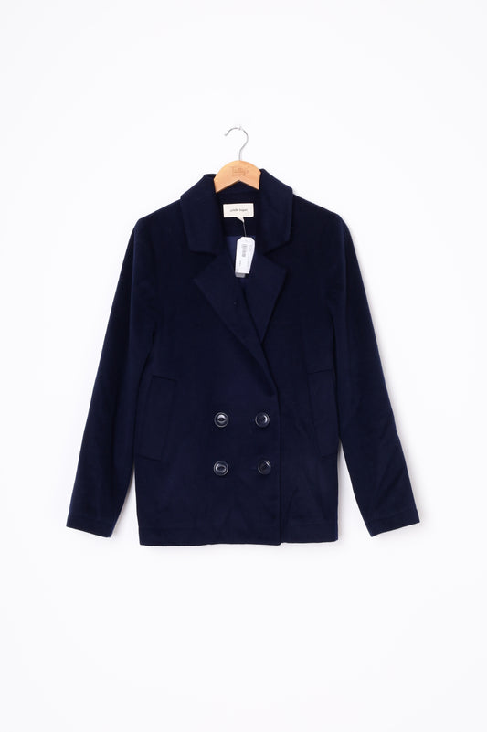 juliette hogan Womens Blue Jacket Size 10