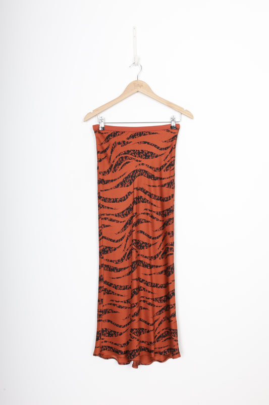 Anine Bing Womens Orange Skirt Size S