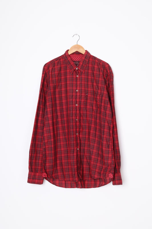Marlboro Classics Mens Red Shirt Size XXL