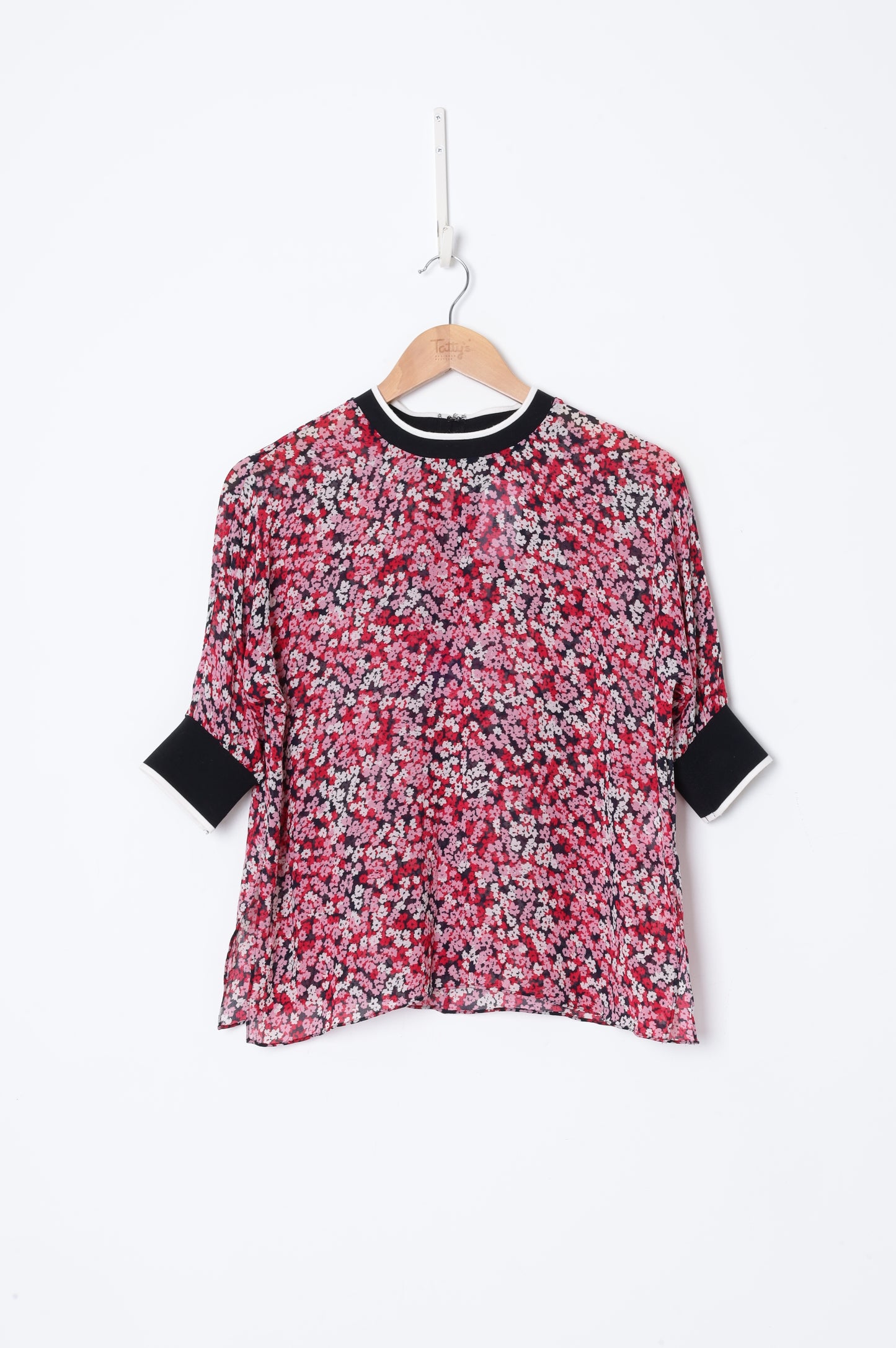 Saba Silk Womens Pink Top Size XXS