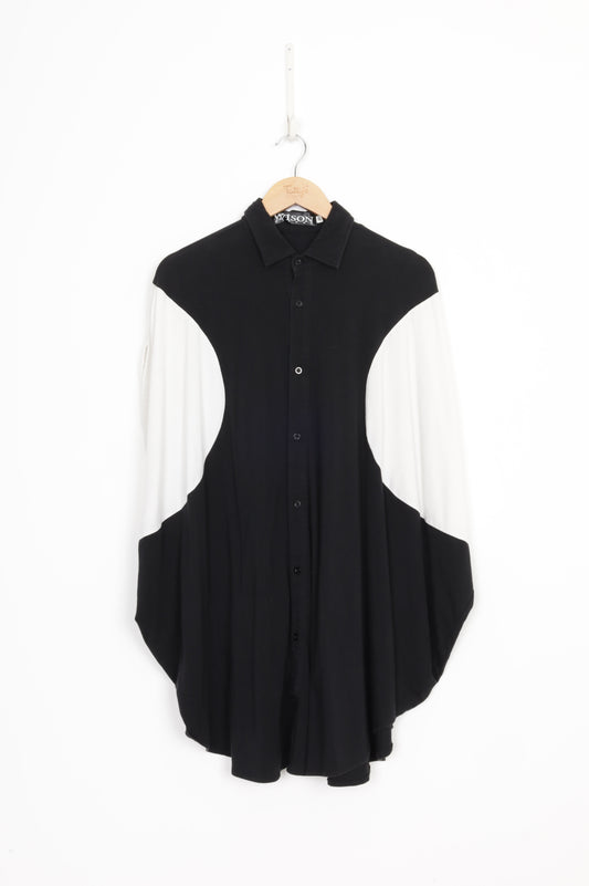 Yivison Mens Black Shirt Size M