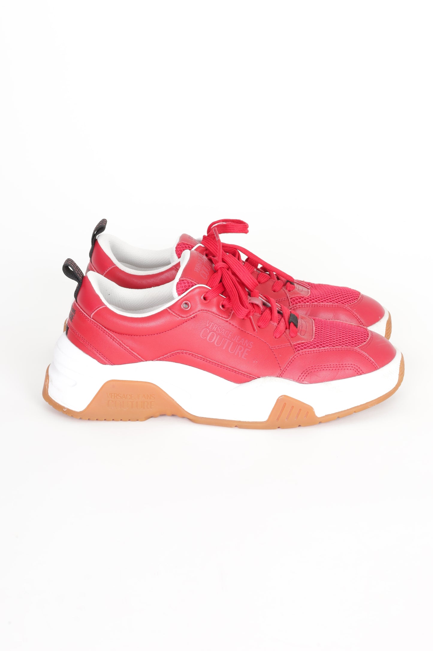 Versace Jeans Couture Mens Red Sneakers Size 44