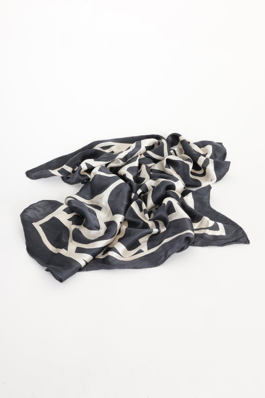 No Label Womens Black Scarf Size O/S