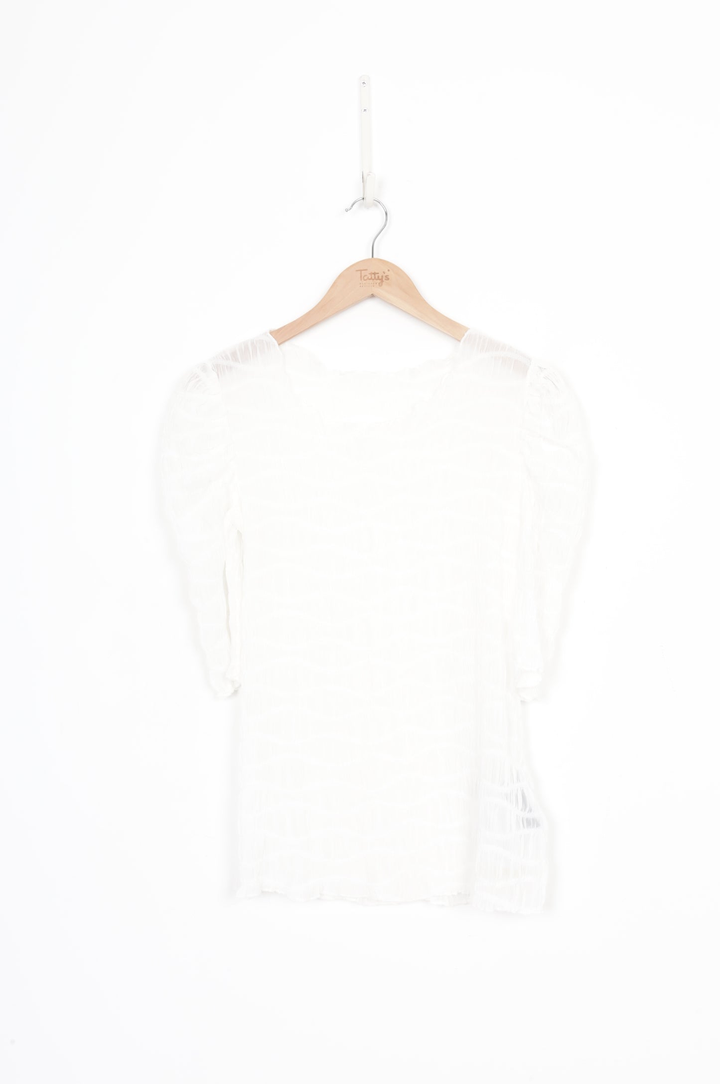 Moochi Womens White Top Size 6