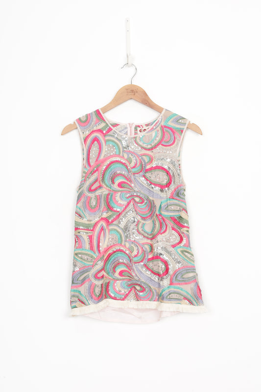 Cooper Womens Pink Top Size 8