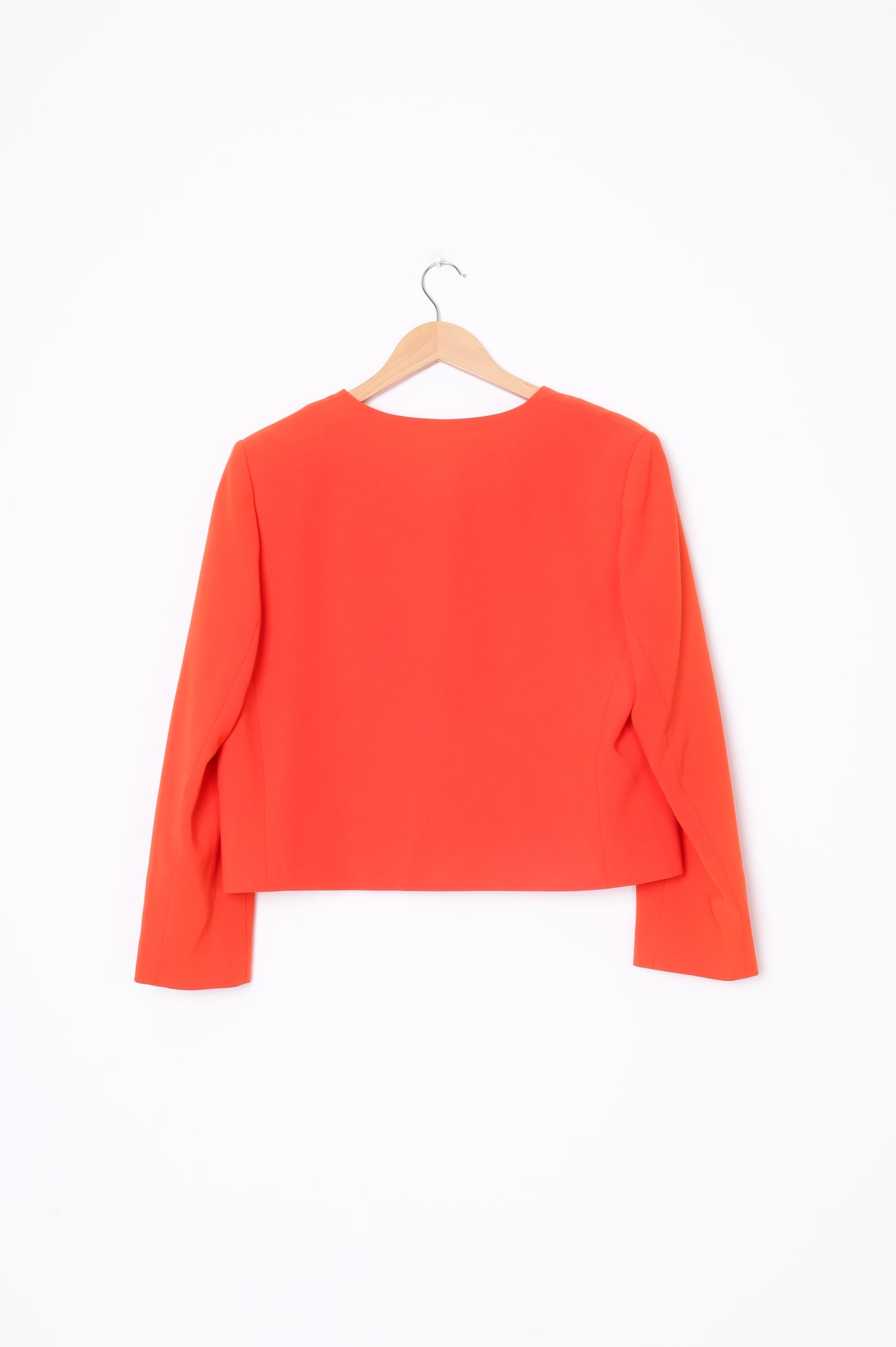Perri Cutten Womens Orange Blazer Size L