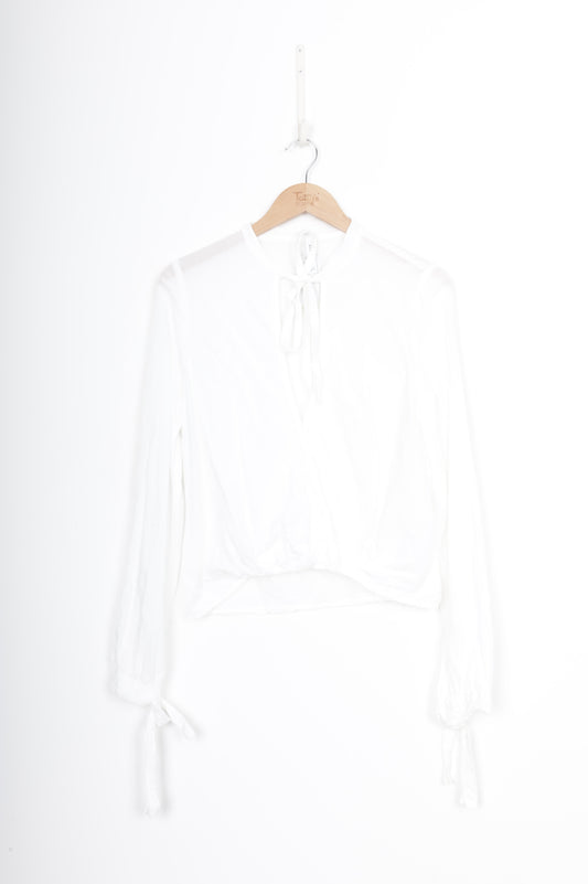 Bec & Bridge Womens White Top Size UK 8