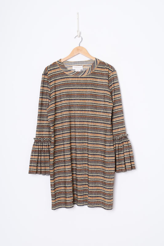 Karen Walker Womens Gold Dress Size 14