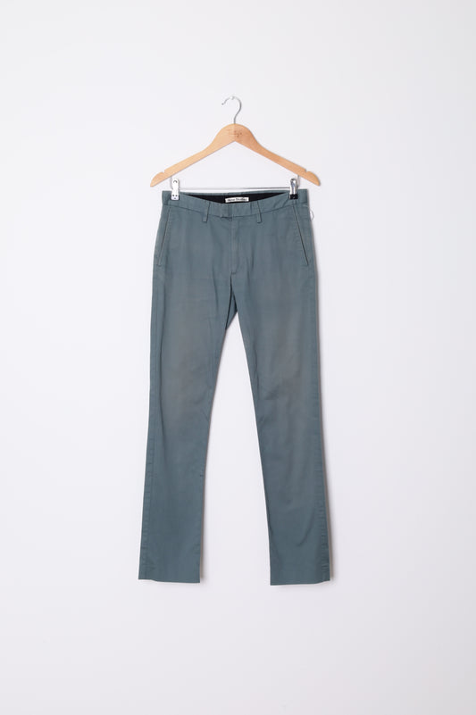 Acne Studios Womens Green Pants Size 46