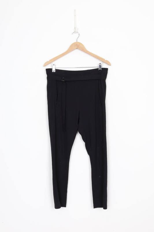 Ann Demeulemeester Womens Black Pants Size W 34