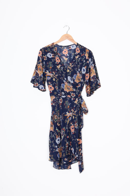 Carly Harris Womens Blue Dress Size S