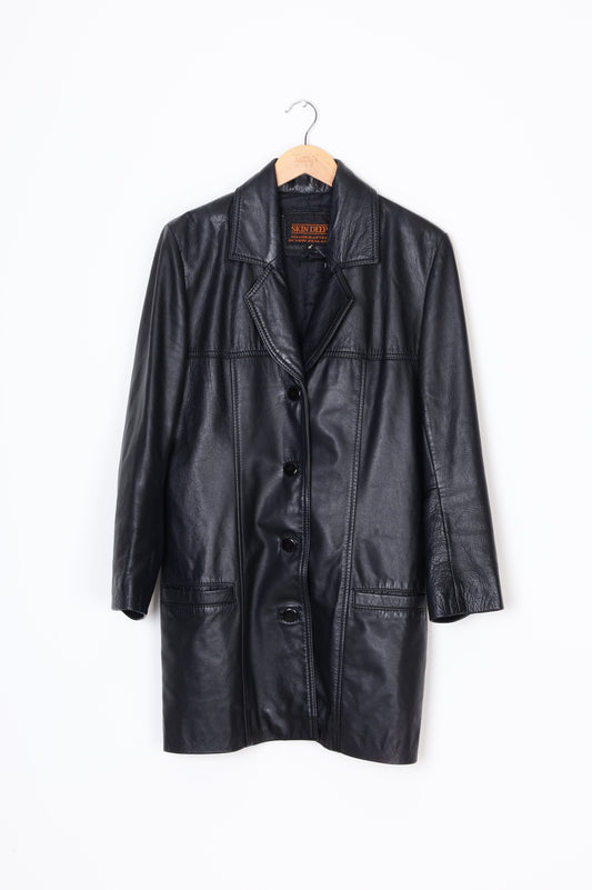 Skin Deep Womens Black Coat Size M