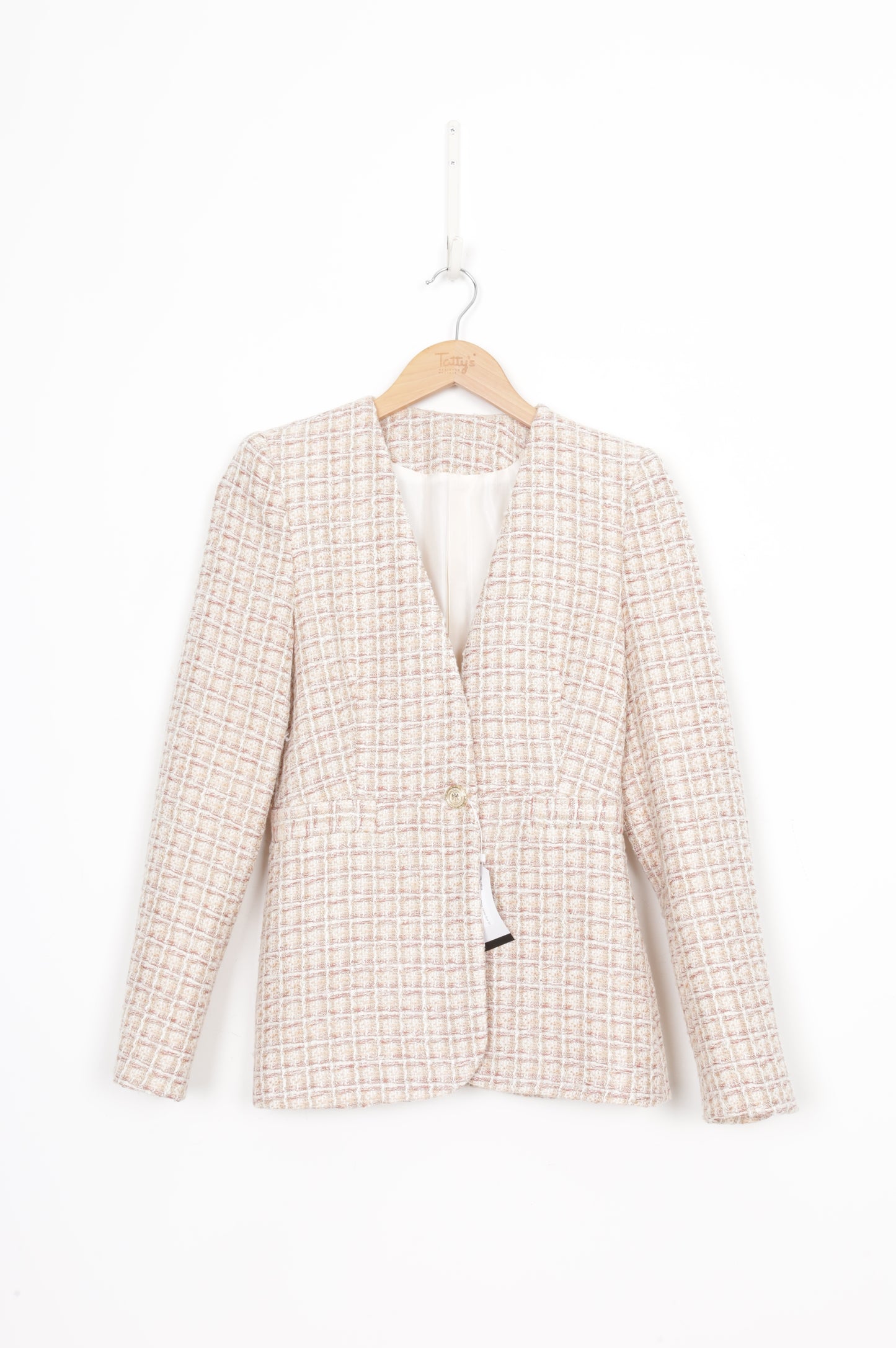 No Label Womens Beige Jacket Size O/S