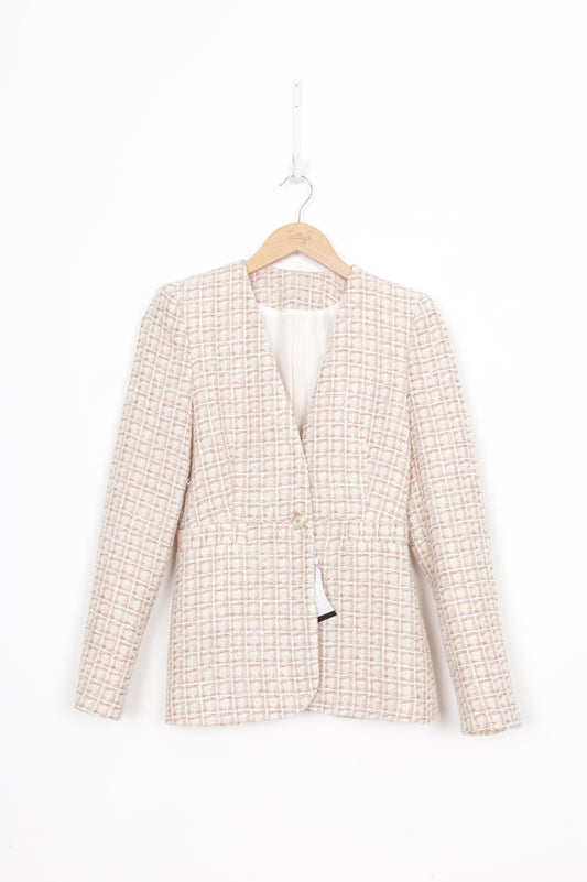 No Label Womens Beige Jacket Size O/S