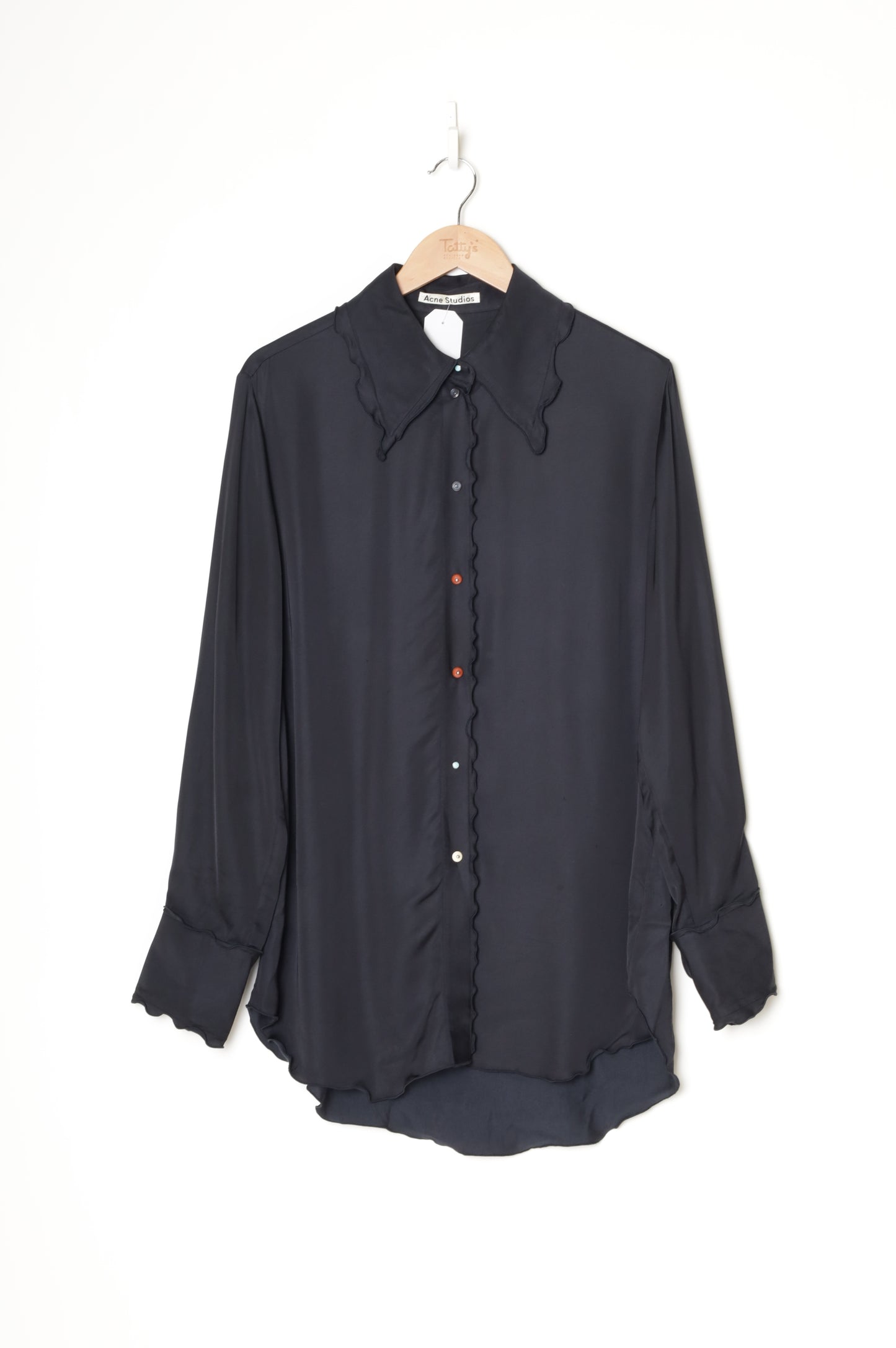 Acne Studios Womens Black Shirt Size 40