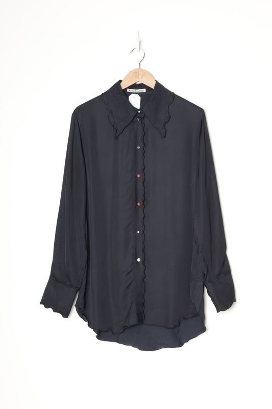 Acne Studios Womens Black Shirt Size 40