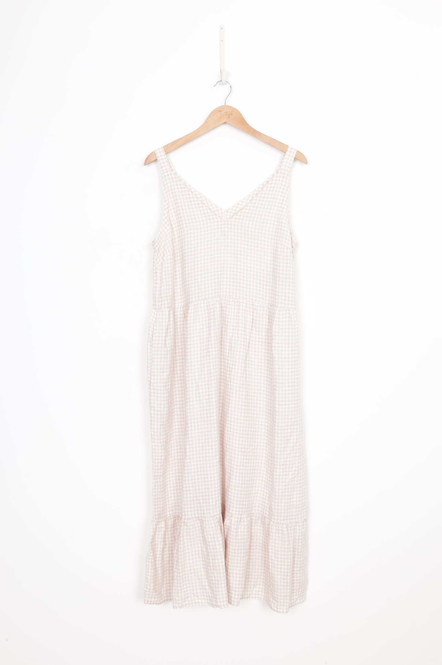 Max Womens Beige Dress Size 12