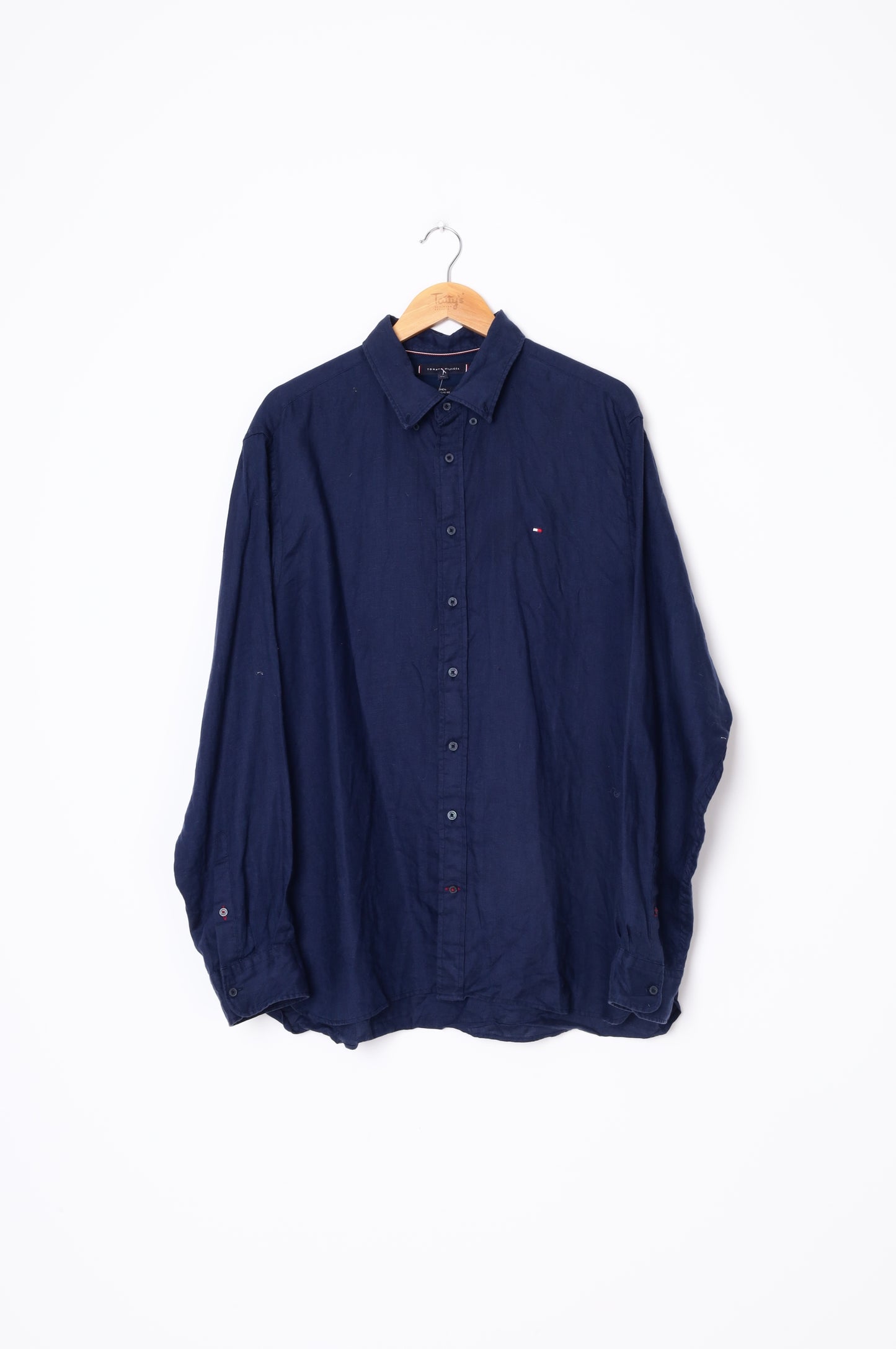Tommy Hilfiger Mens Blue Shirt Size XXL