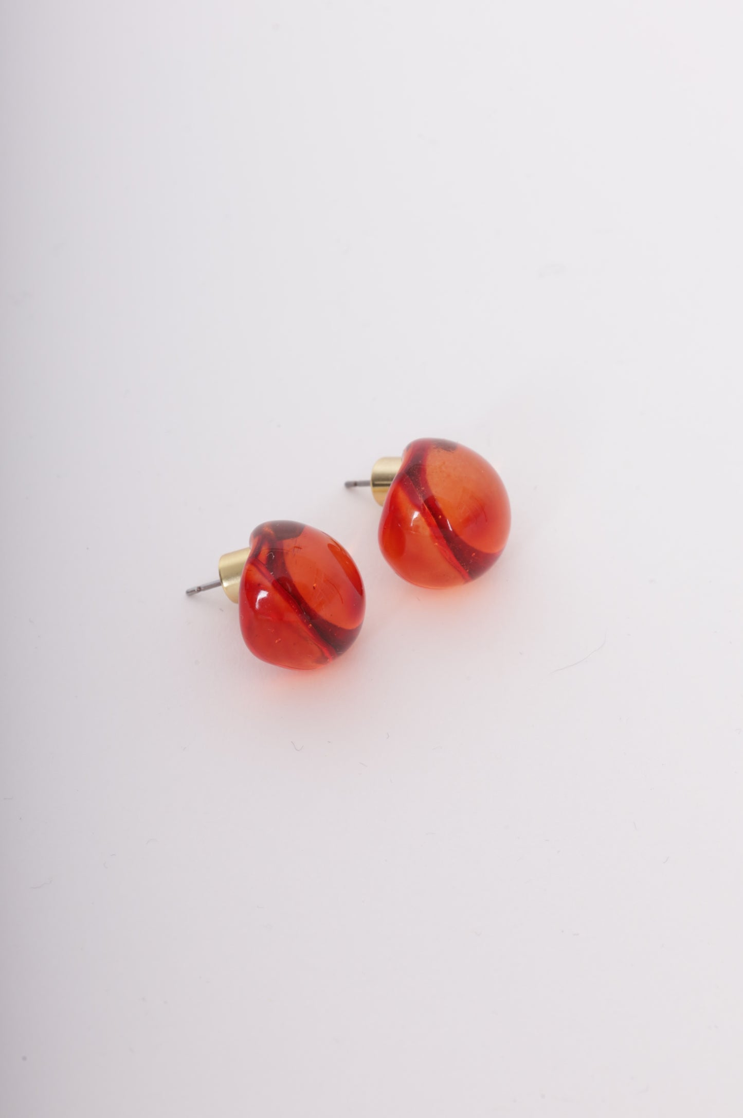 No Label Womens Red Earrings Size O/S