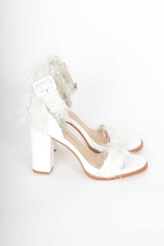 Chaos and Harmony Womens White Heels Size EU 40