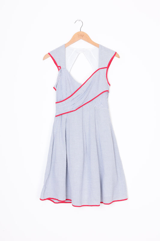 Hi There from Karen Walker Womens White Dress Size 8