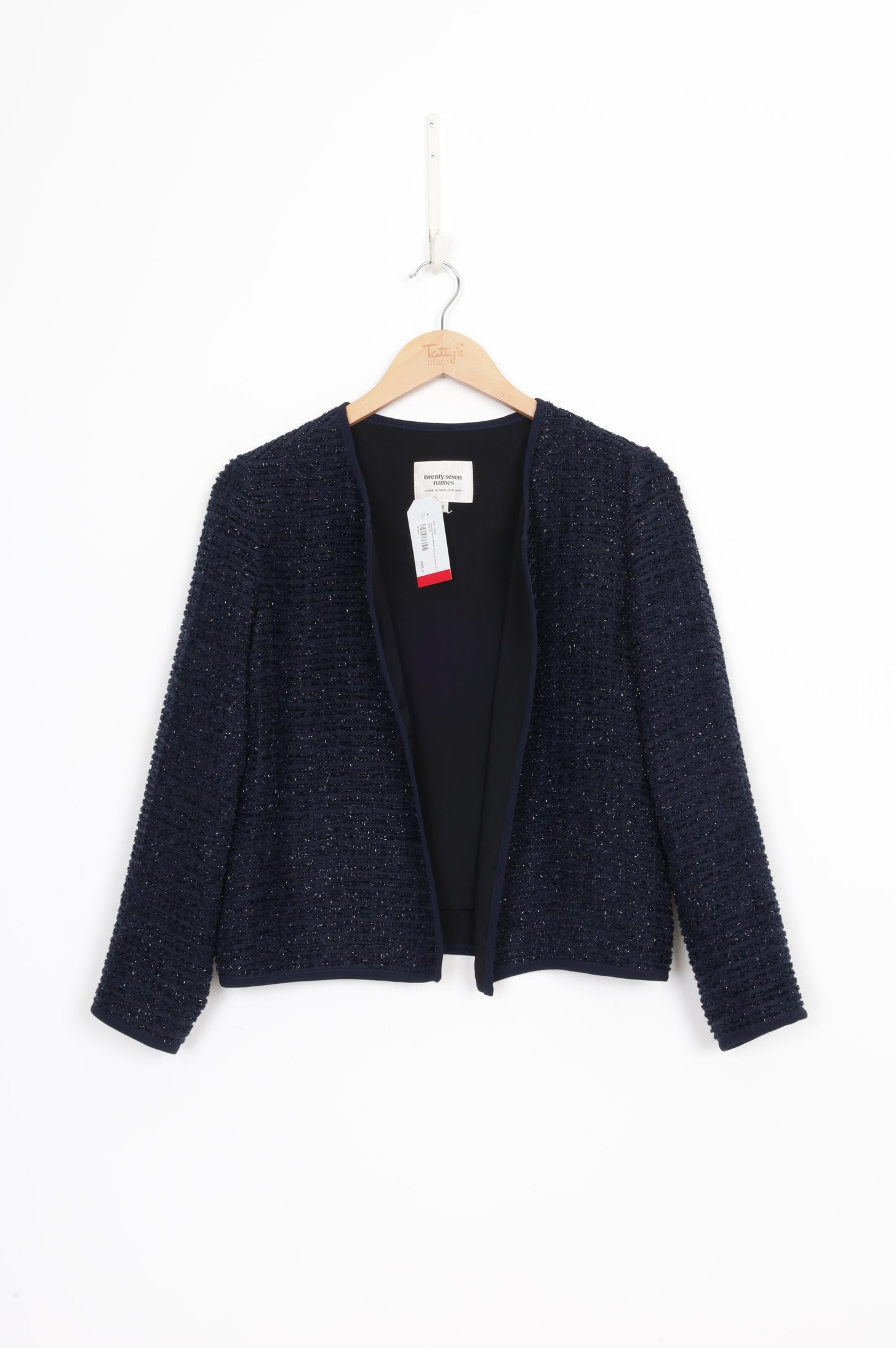 Twenty Seven Names Womens Blue Jacket Size 10