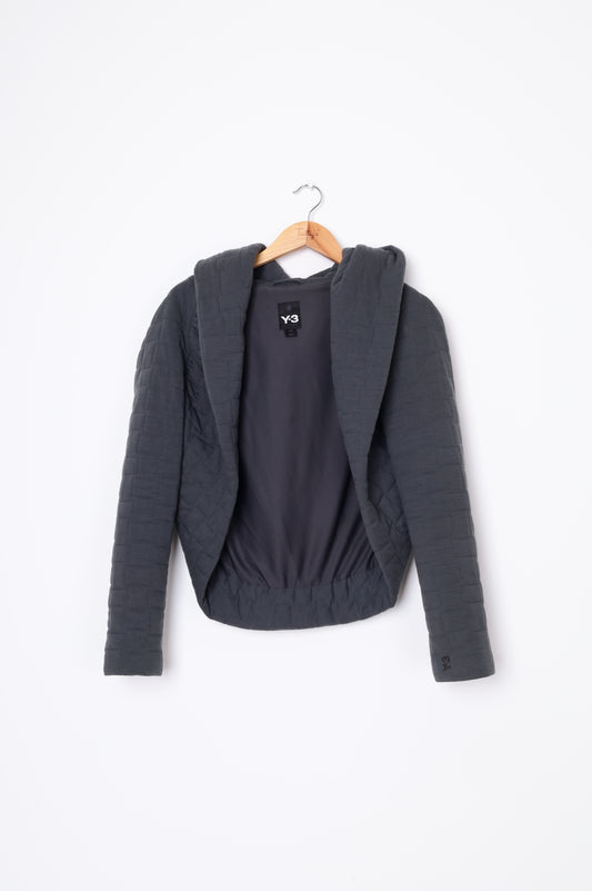Y-3 Adidas Yohji Yamamoto Womens Grey Jacket Size S