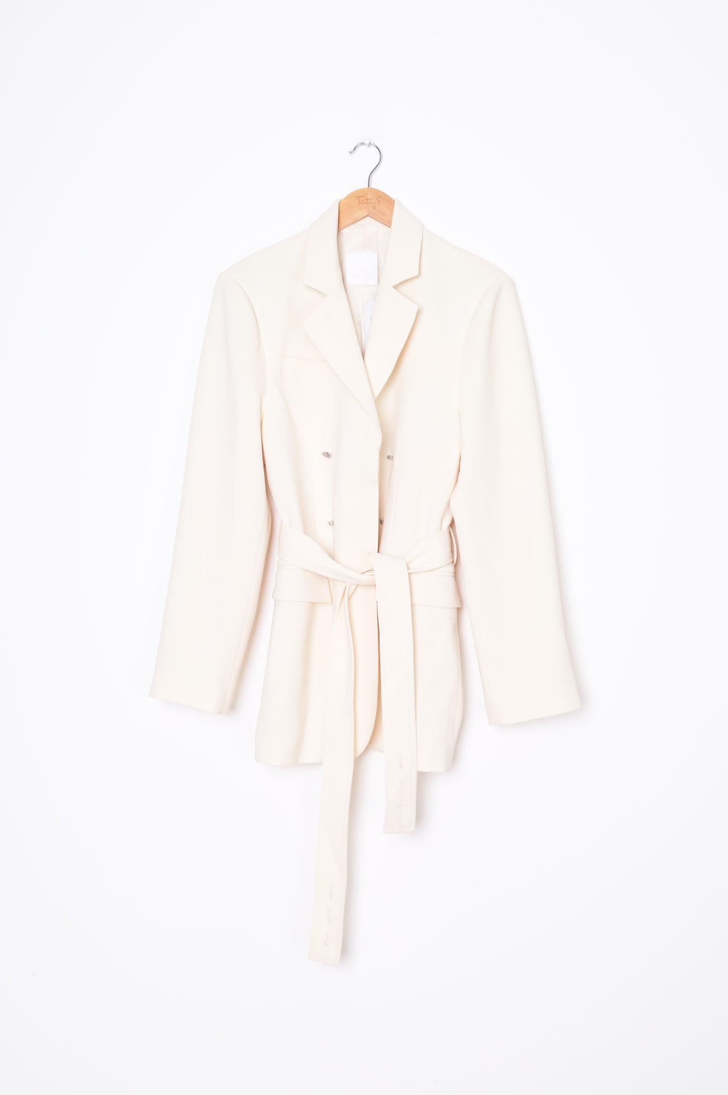 Paris Georgia Womens Cream Blazer Size S